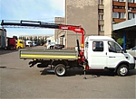 Бортовой автомобиль Газель ГАЗ-330232 с двухрядной кабиной и с КМУ Fassi  M 30A