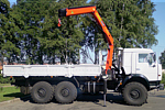 КАМАЗ-43118 с КМУ – универсальный вездеход с краном манипулятором на любой строительной площадке