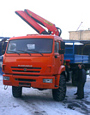 Автомобиль-вездеход бортовой КАМАЗ-43118 с КМУ Palfinger PK 16001-KA