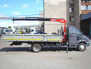 Бортовой автомобиль Валдай ГАЗ-331061 с гидравлическим КМУ Fassi M 30A