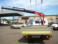 Бортовой автомобиль Газель ГАЗ-330232 с двухрядной кабиной и с КМУ Fassi M 30A