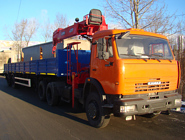 КАМАЗ 65115 тягач с манипулятором CSS 107