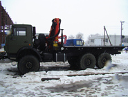 Спецавтомобиль-вездеход КАМАЗ-53228 (6×6) с манипулятором Palfinger PK 8501A