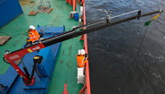 Морской кран-манипулятор Fassi M 30A на судне