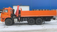 Бортовой автомобиль-вездеход КАМАЗ-43118 с гидравлическим КМУ Fassi F 215A